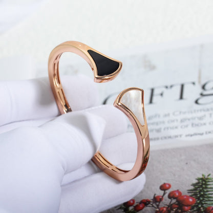 [AuraEcho Jewelry]DREAM BRACELET OPEN PINK GOLD MOP
