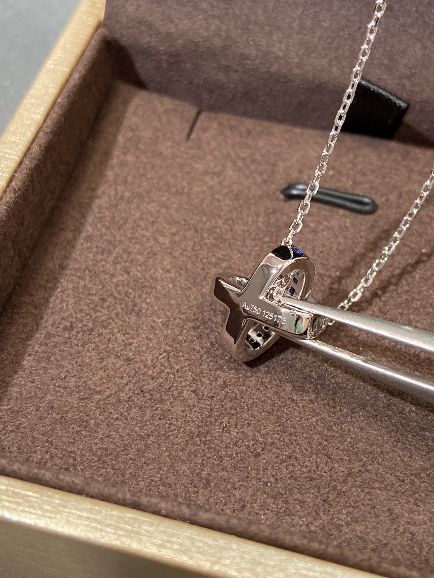 [AuraEcho Jewelry]LIENS DIAMOND SILVER NECKLACE