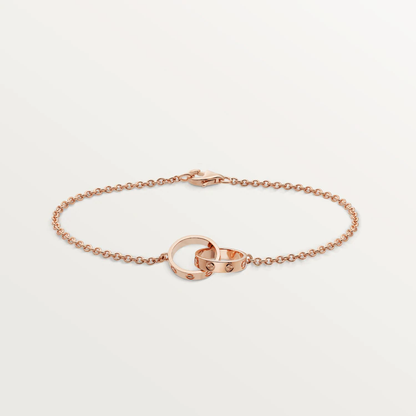 [AuraEcho Jewelry]LOVE BRACELET DOUBLE RING