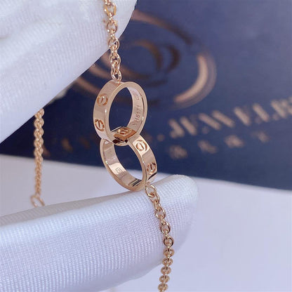 [AuraEcho Jewelry]LOVE BRACELET DOUBLE RING