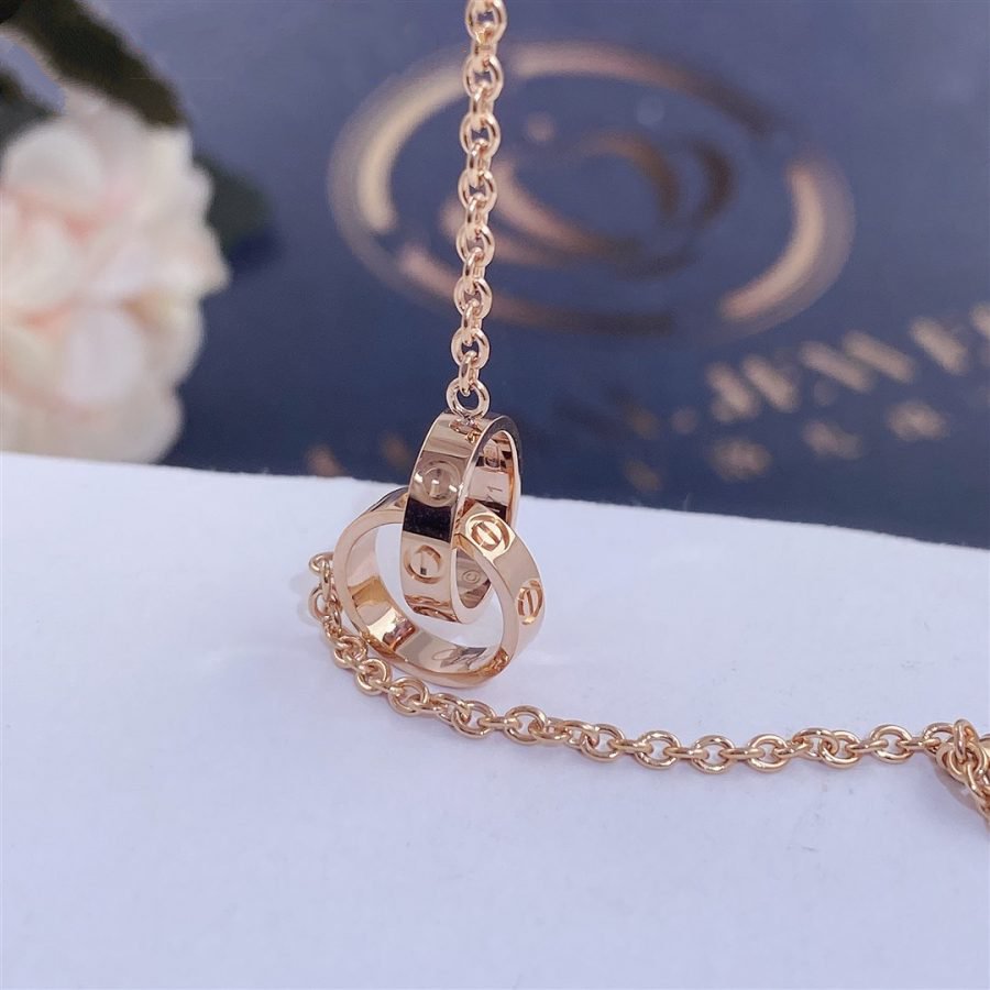 [AuraEcho Jewelry]LOVE BRACELET DOUBLE RING