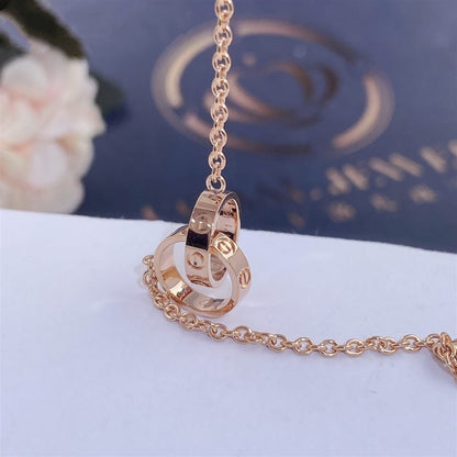[AuraEcho Jewelry]LOVE BRACELET DOUBLE RING