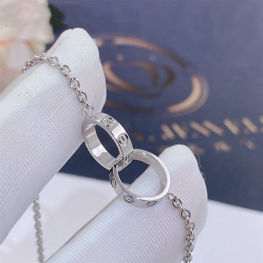 [AuraEcho Jewelry]LOVE BRACELET DOUBLE RING