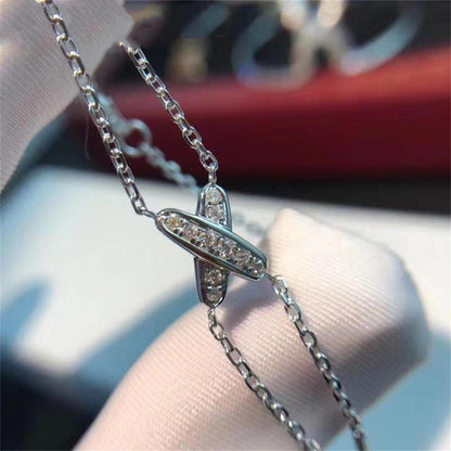 [AuraEcho Jewelry]JEUX BRACELET SILVER DIAMOND